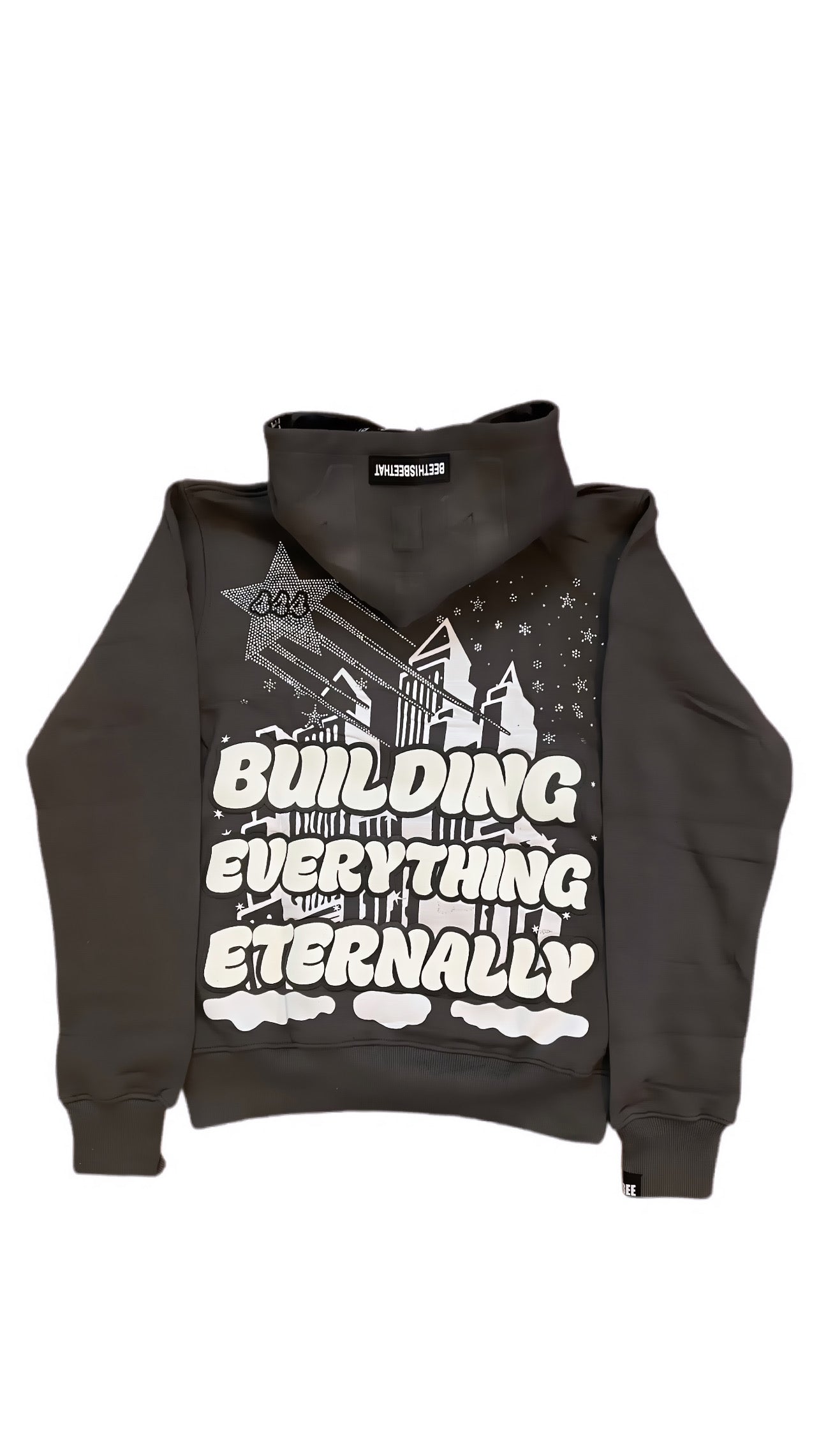 Smoke Grey Hoodie Tracksuit