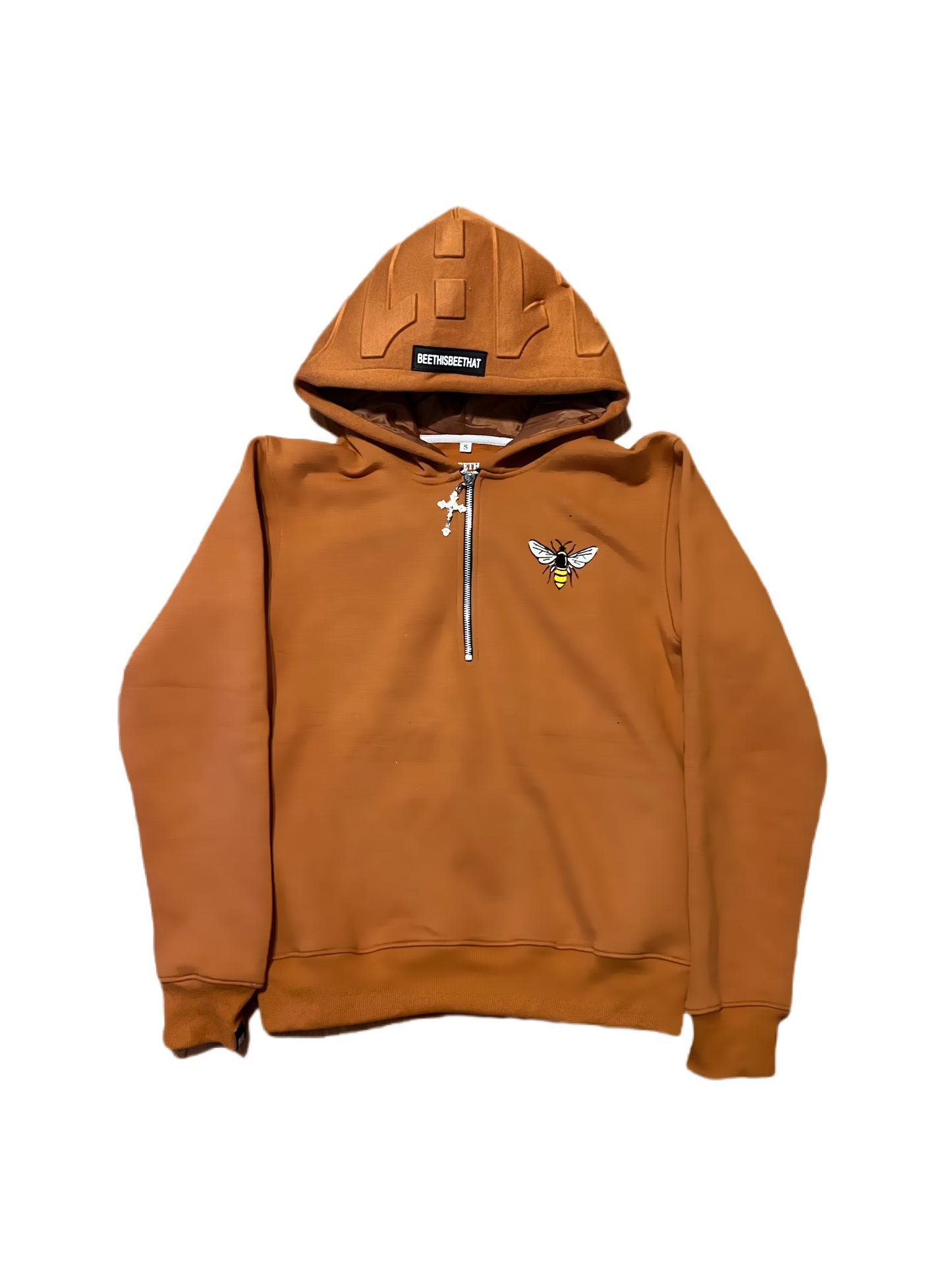 Caramel Quarter Zip Hoodie